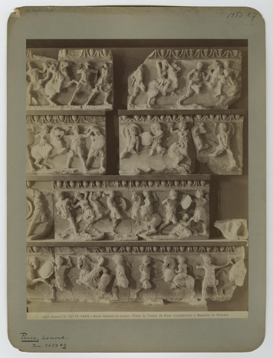 Magnesia am Mäander, Artemision, Fries (Aufstellung in Paris, Musée du Louvre)