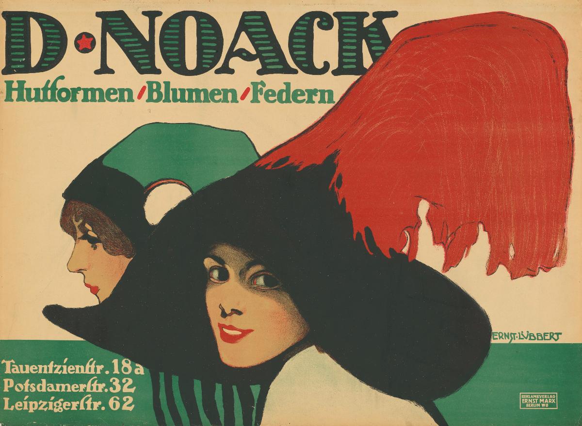 D. Noack Hutformen Blumen Federn