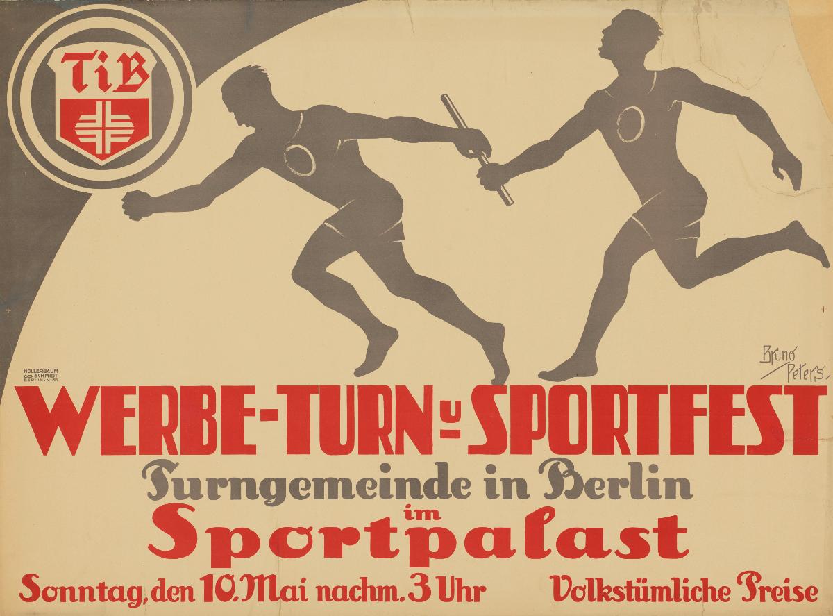 Werbe- Turn- und Sportfest. Turngemeinde in Berlin im Sportpalast