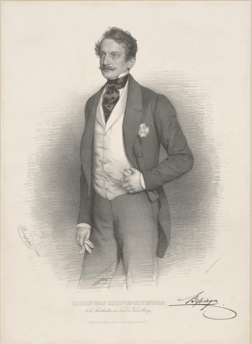 Porträt des Cajetan Graf Bissingen-Nippenburg