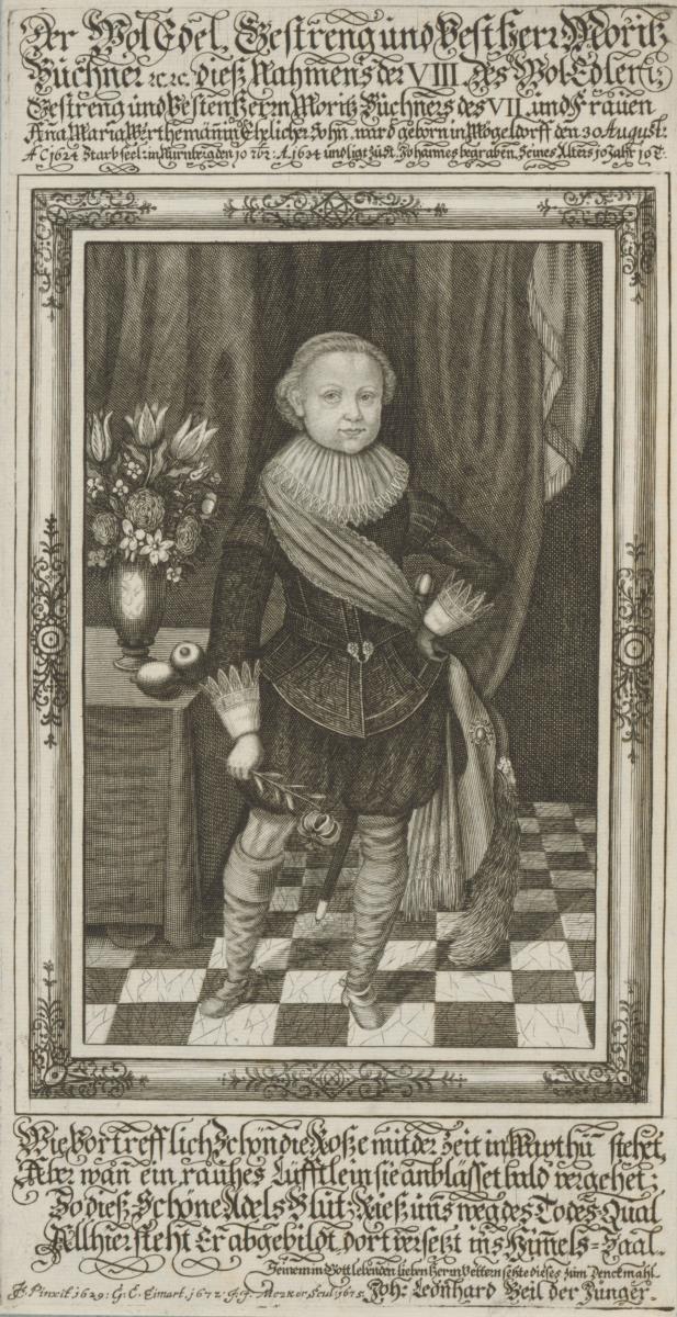 Porträt des Moritz Buchner