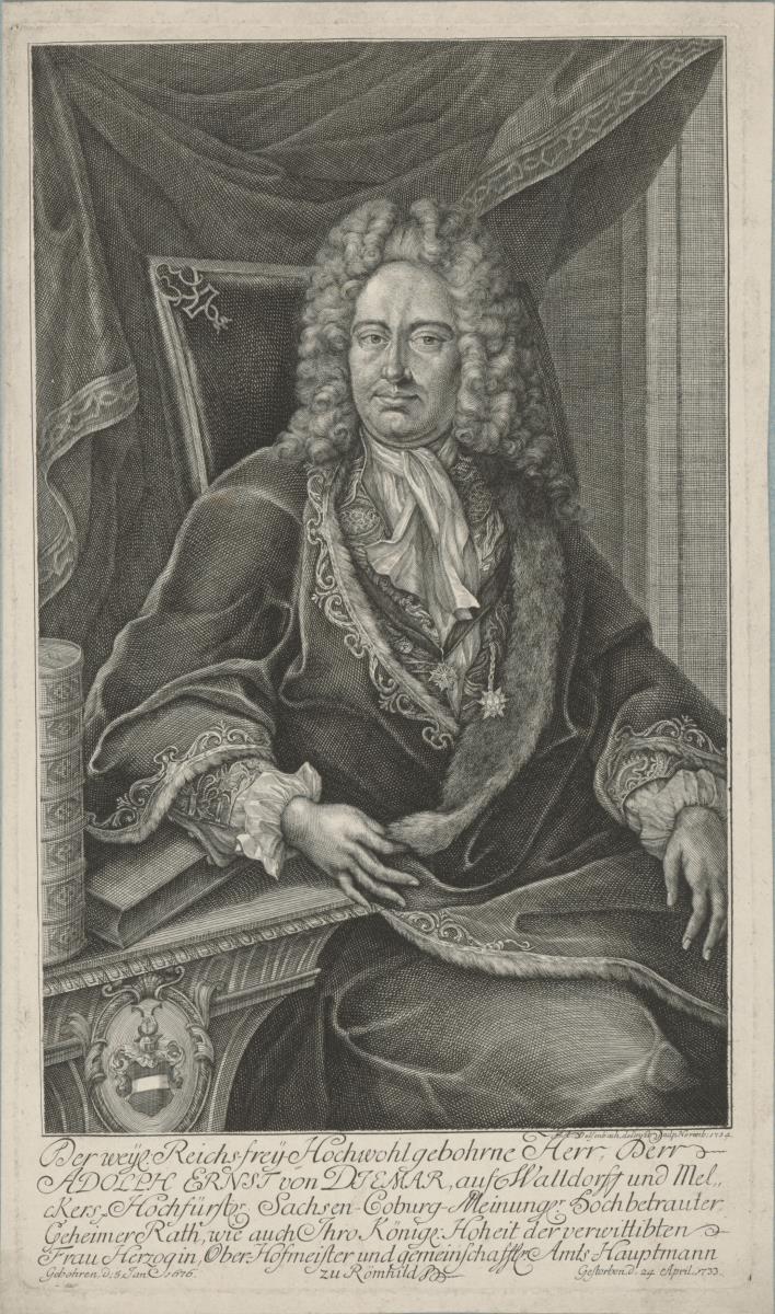 Porträt des Adolph Ernst von Diemar