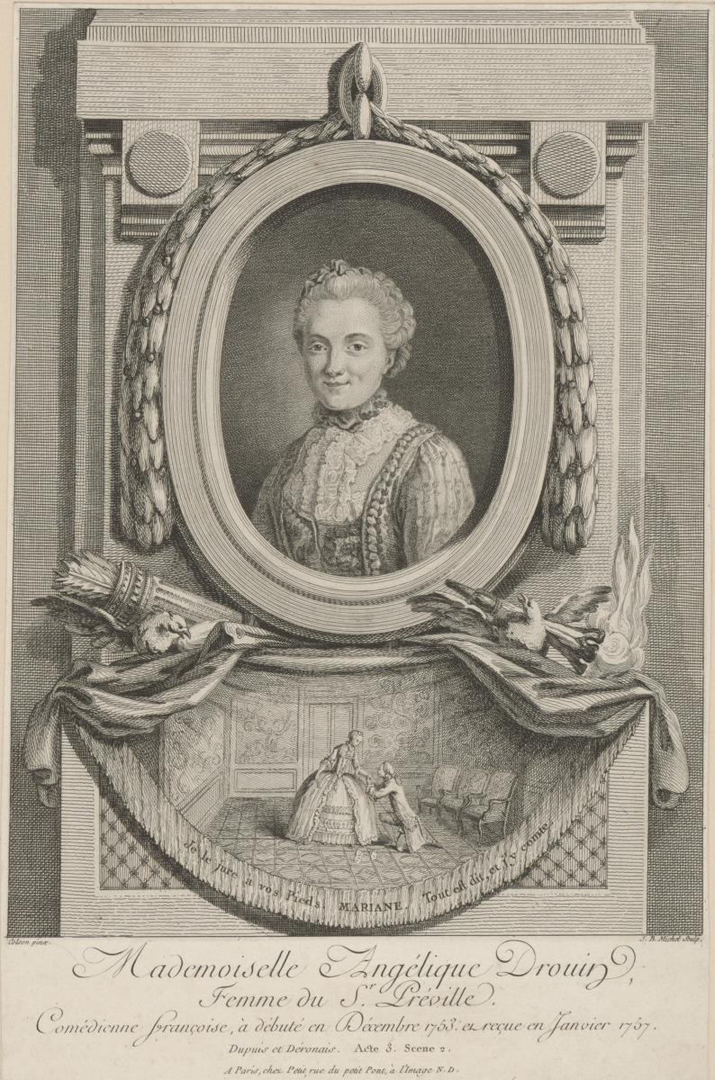 Porträt der Madeleine Angelique Michelle Drouin