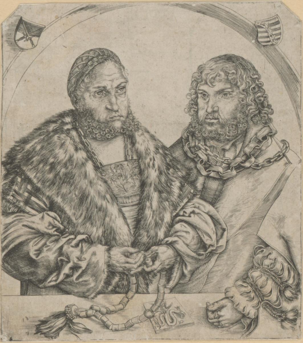 Doppelbildnis des Kurfürsten Friedrich der Weise und Johann der Beständige, Kurfürst von Sachsen