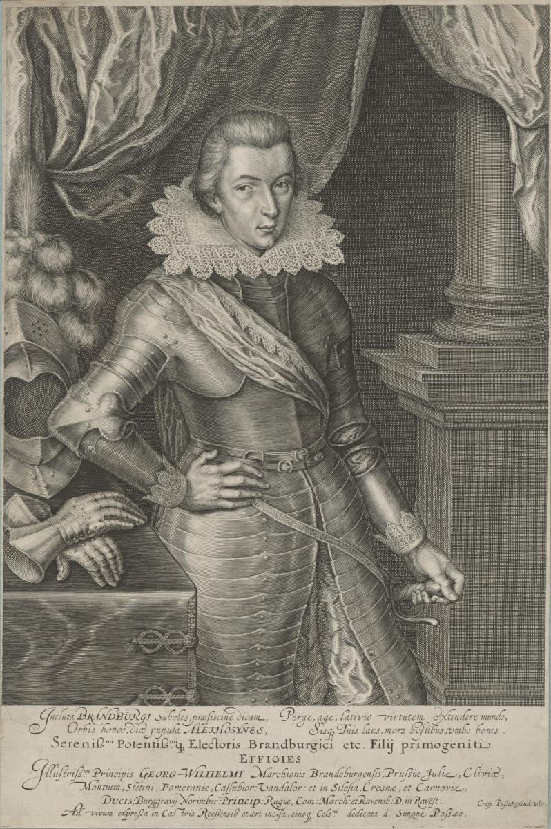 Porträt des Georg Wilhelm, Kurfürst von Brandenburg