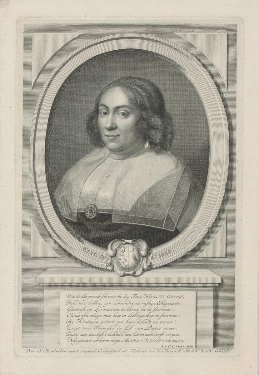 Porträt der Maria van Reigersberg, 1640