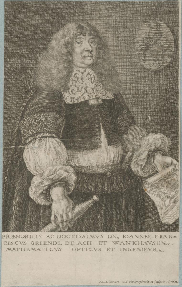 Porträt des Johann Franz Griendel von Ach