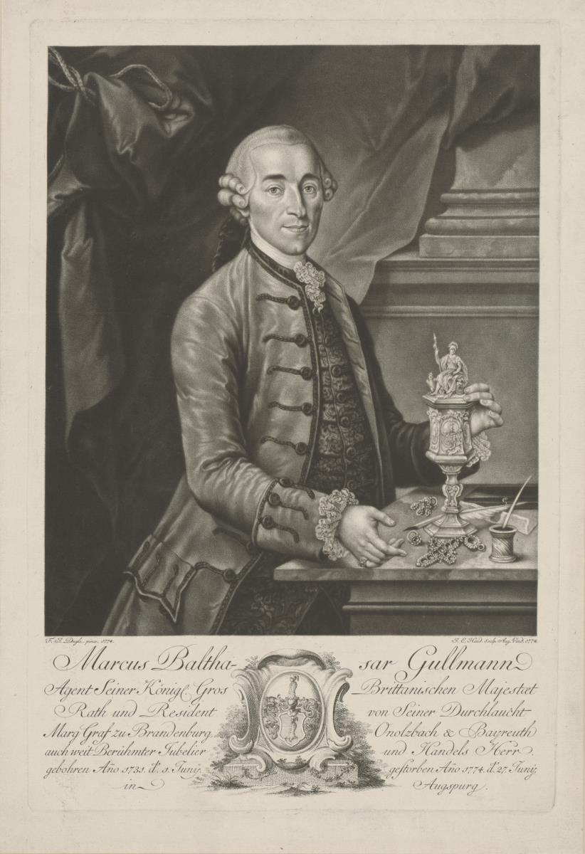 Porträt des Marcus Balthasar Gullmann