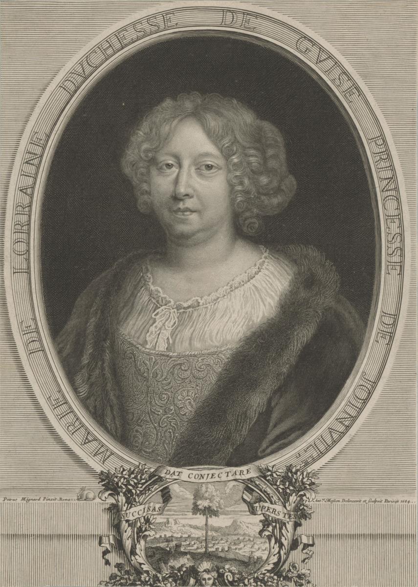 Porträt der Marie de Lorraine, Duchesse de Guise