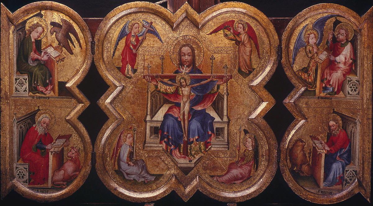 Triptychon mit der Heiligen Dreifaltigkeit