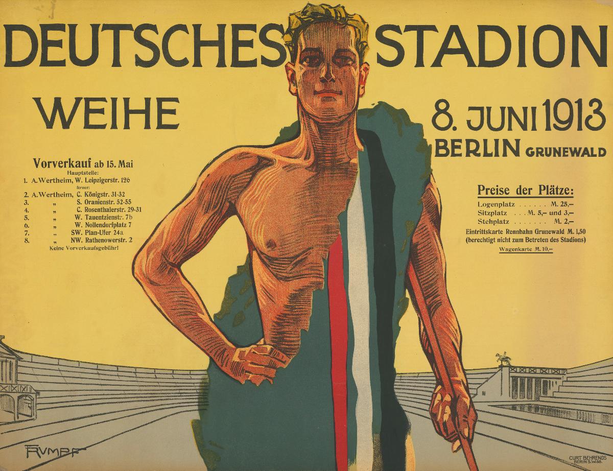 Deutsches Stadion. Weihe 8. Juni 1913 Berlin