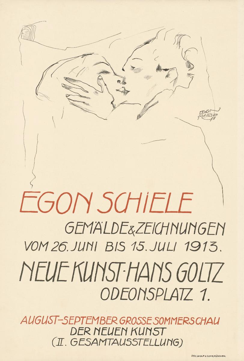 Egon Schiele Gemälde und Zeichnungen. Neue Kunst Hans Goltz