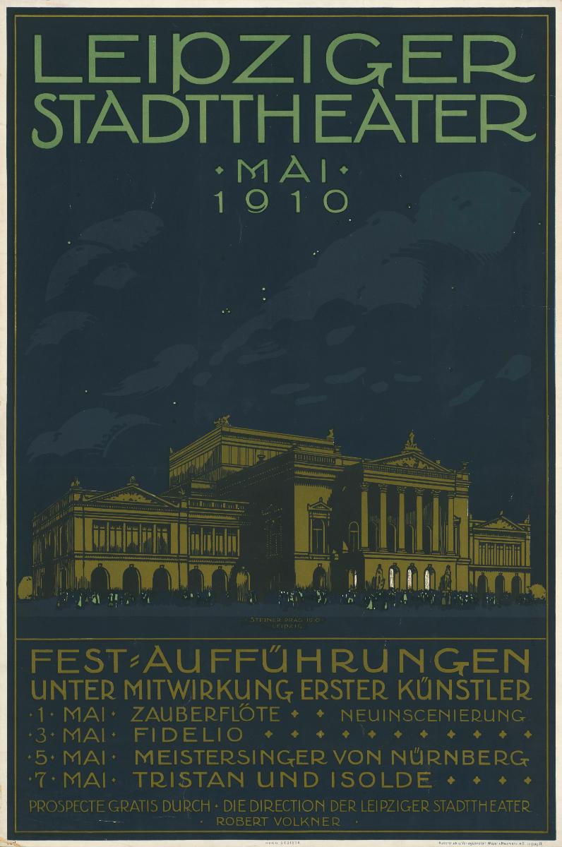 Leipziger Stadttheater Mai 1910
