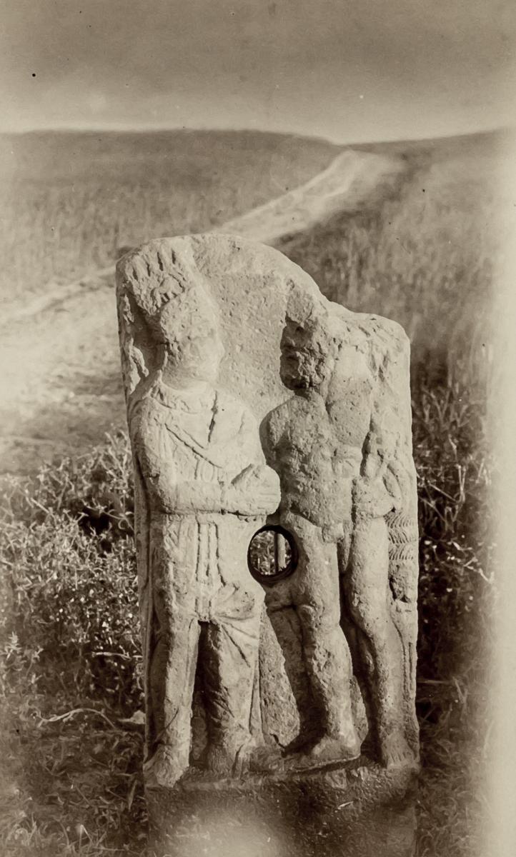 Antiochos und Herakles. Relief in Selik