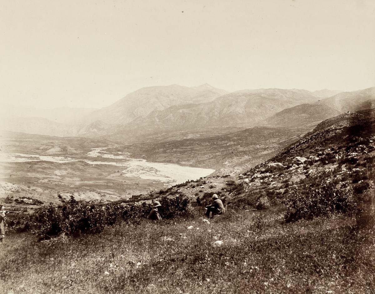 Der Nemruddagh und das Thal des Kiachtasu von Karakusch aus