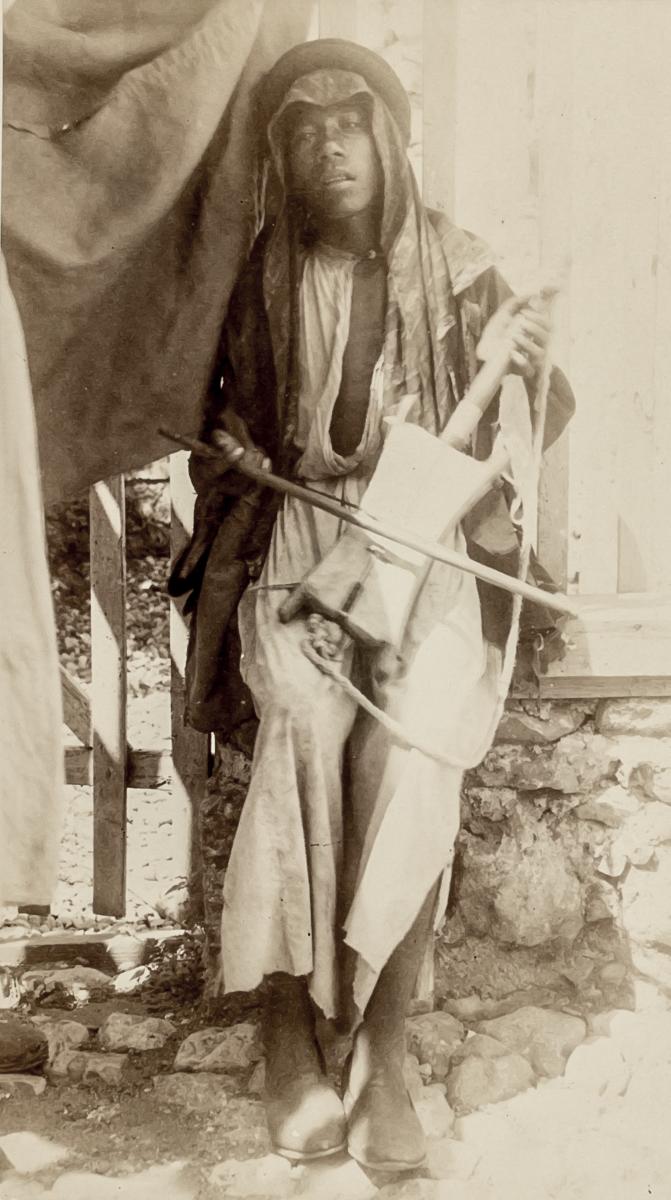 Arabischer Musikant in Alexandrette