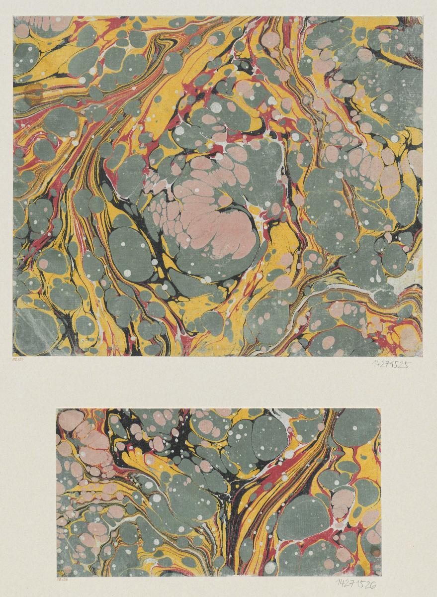 Steinmarmorpapier (Türkisch Marmor)