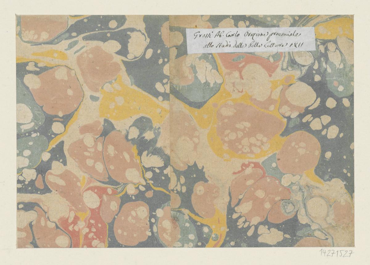 Marmorpapier (Türkisch Marmor)