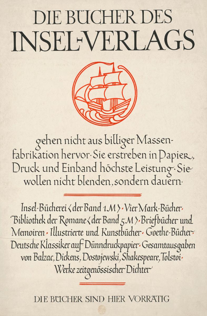 Die Bücher des Insel Verlags