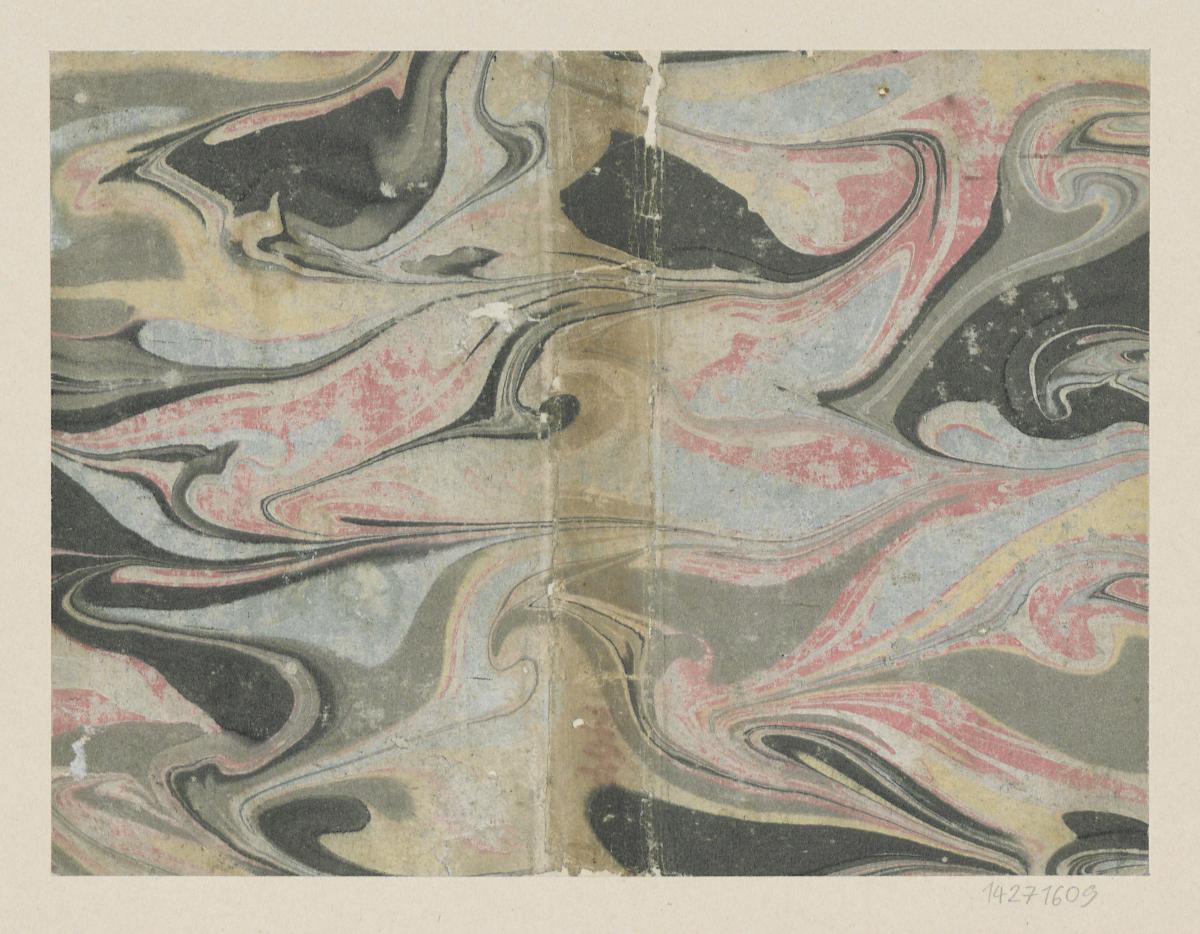 Gezogenes Marmorpapier