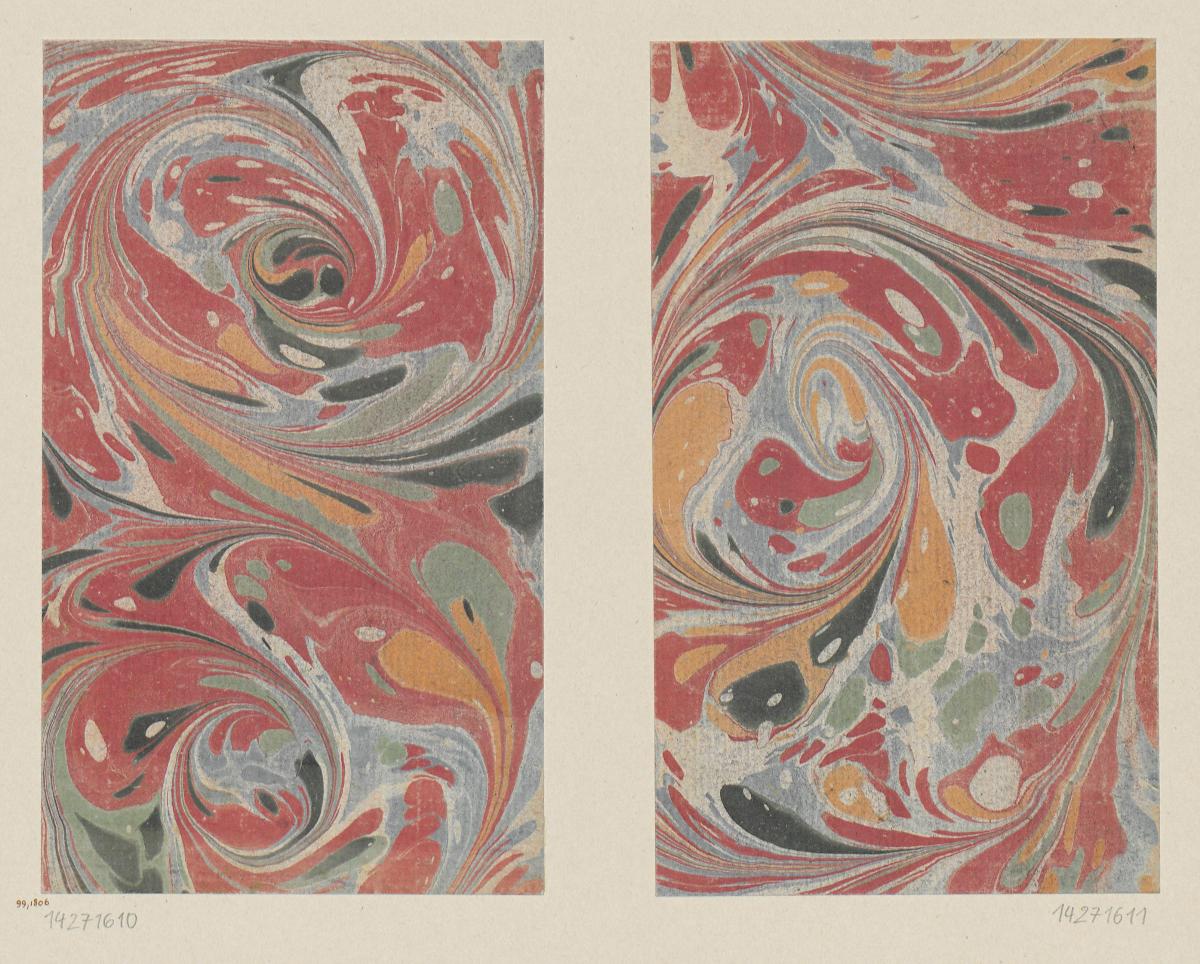 Schneckenmarmorpapier