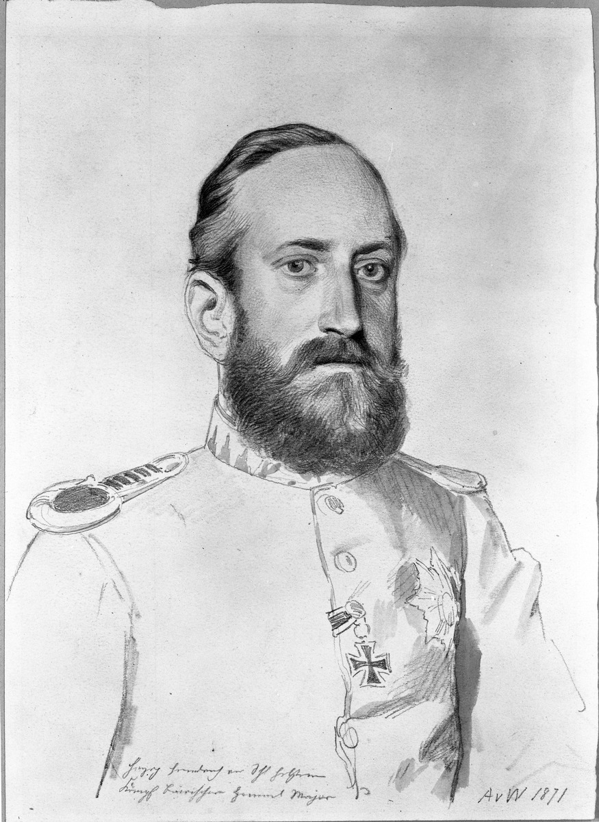 Herzog Friedrich  von Schleswig-Holstein. Studie zur "Kaiserproklamation in Versailles"