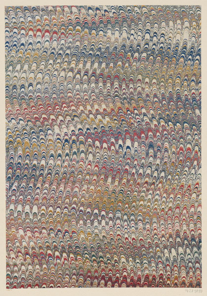 Kammmarmorpapier
