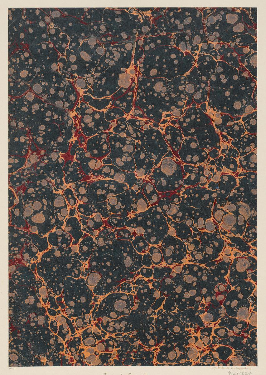 Marmorpapier (Türkisch Marmor)