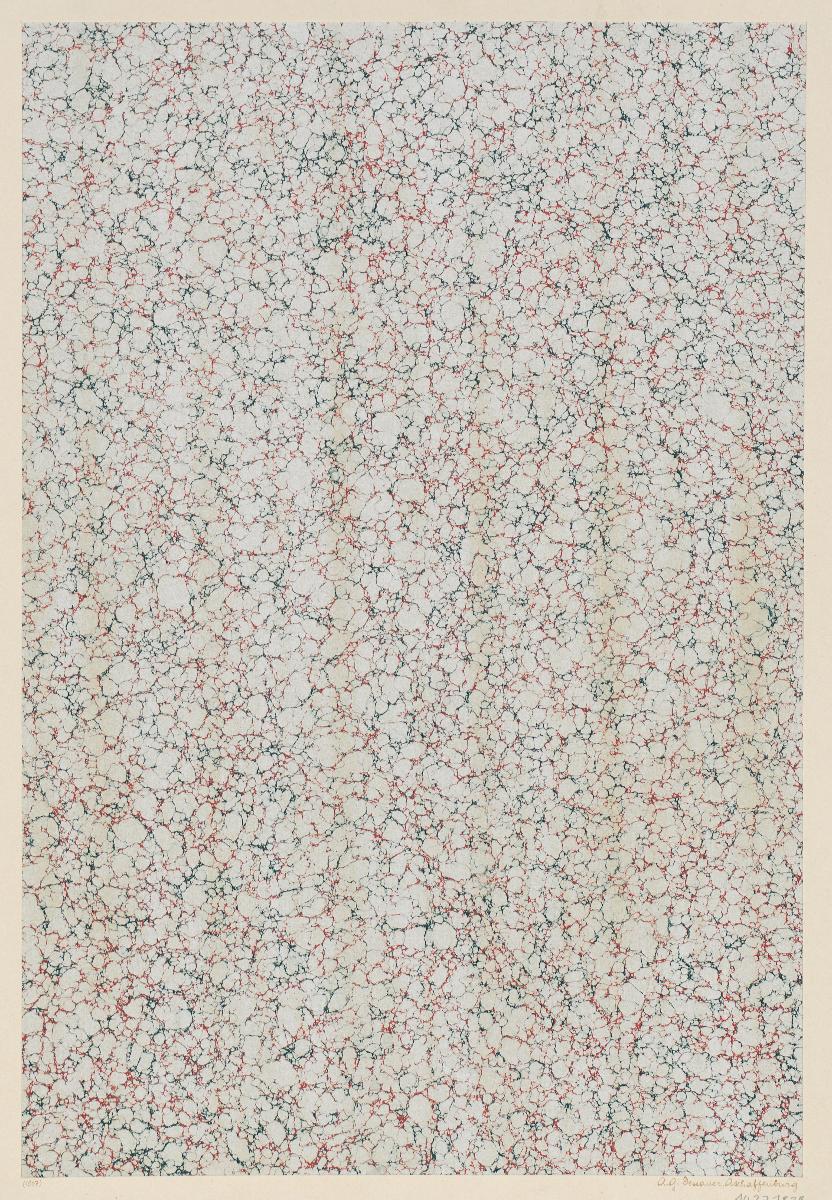 Haaradermarmorpapier (Französisch Adermarmor)
