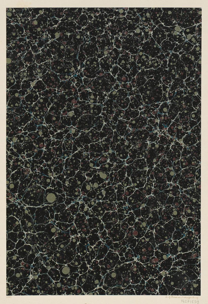 Marmorpapier (Schwedisch Marmor)