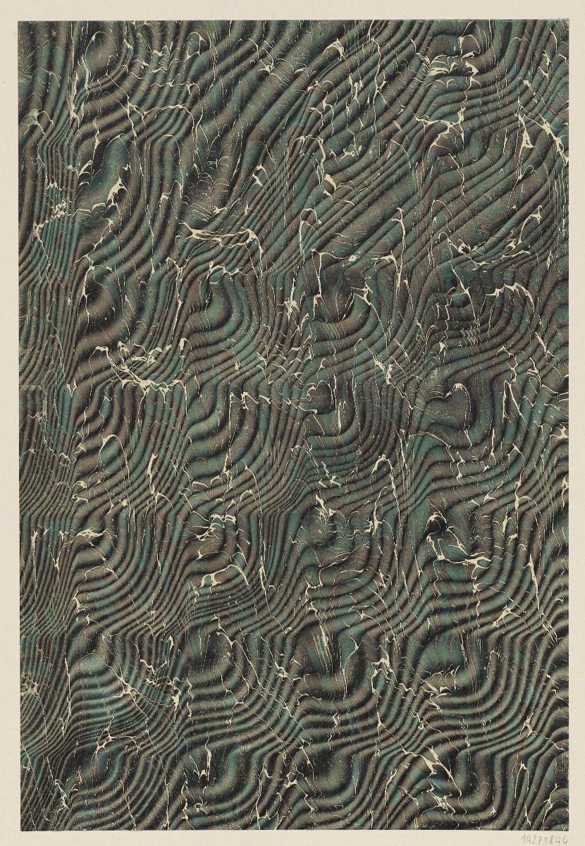 Wellenmarmorpapier
