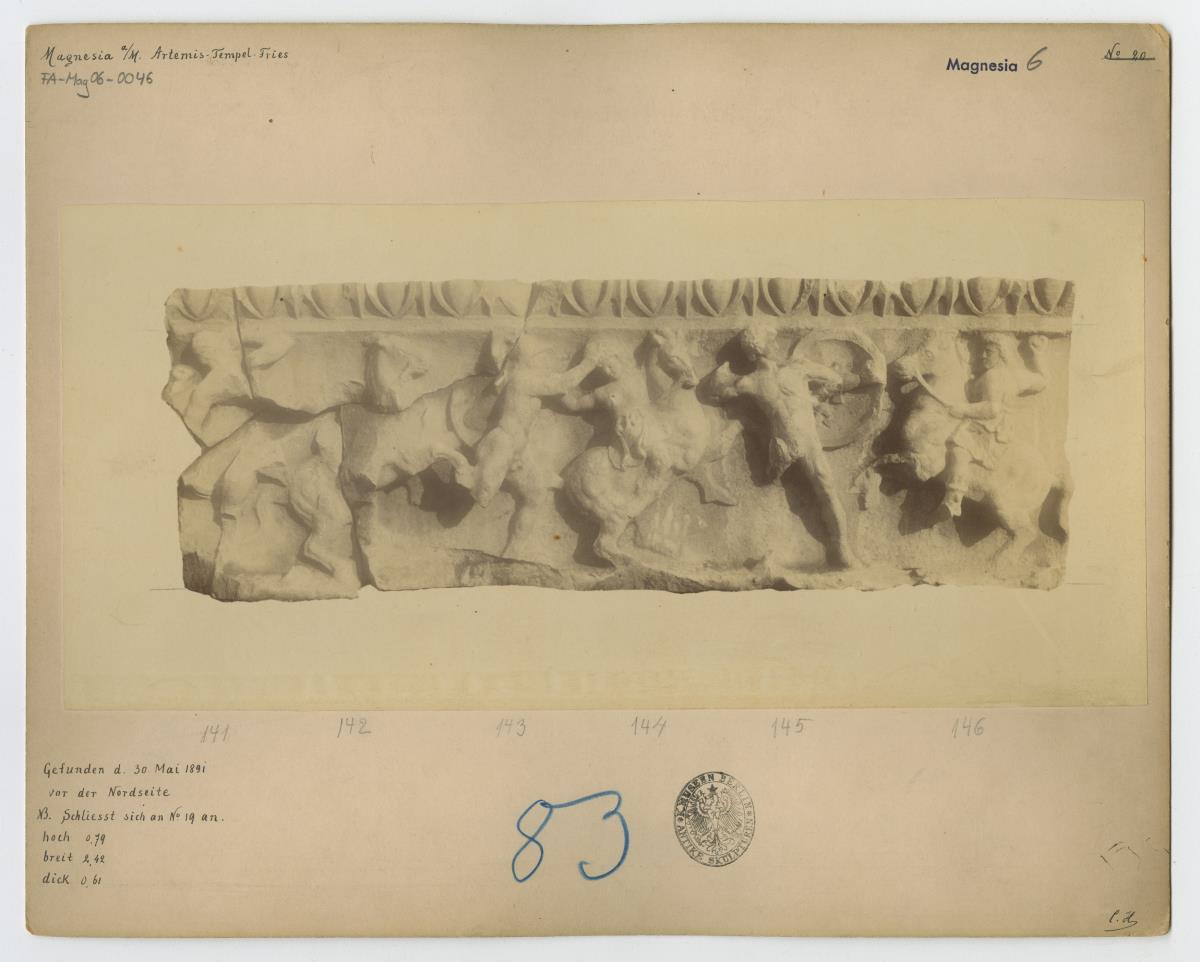 Magnesia am Mäander, Artemision, Nordfries