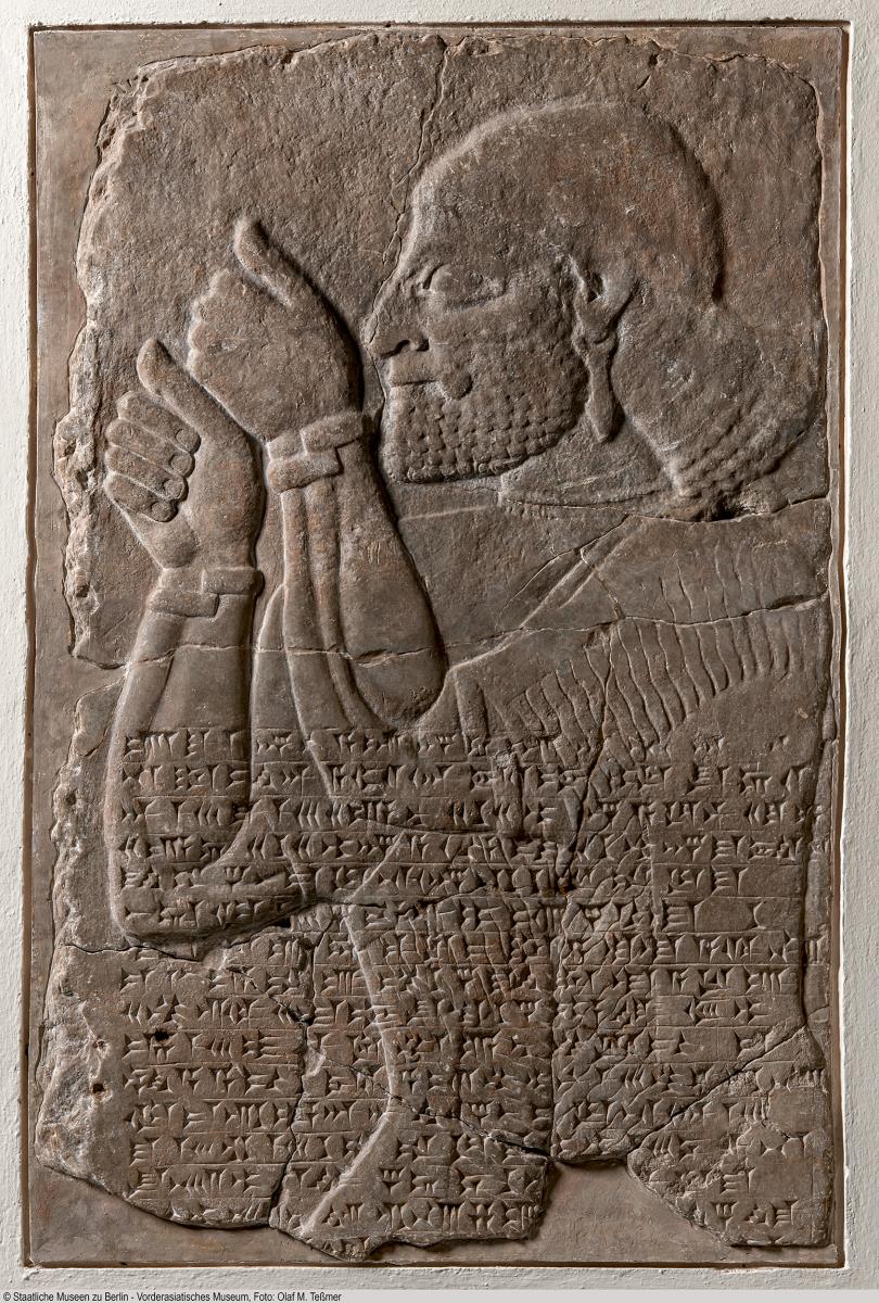 Relief eines Unterworfenen