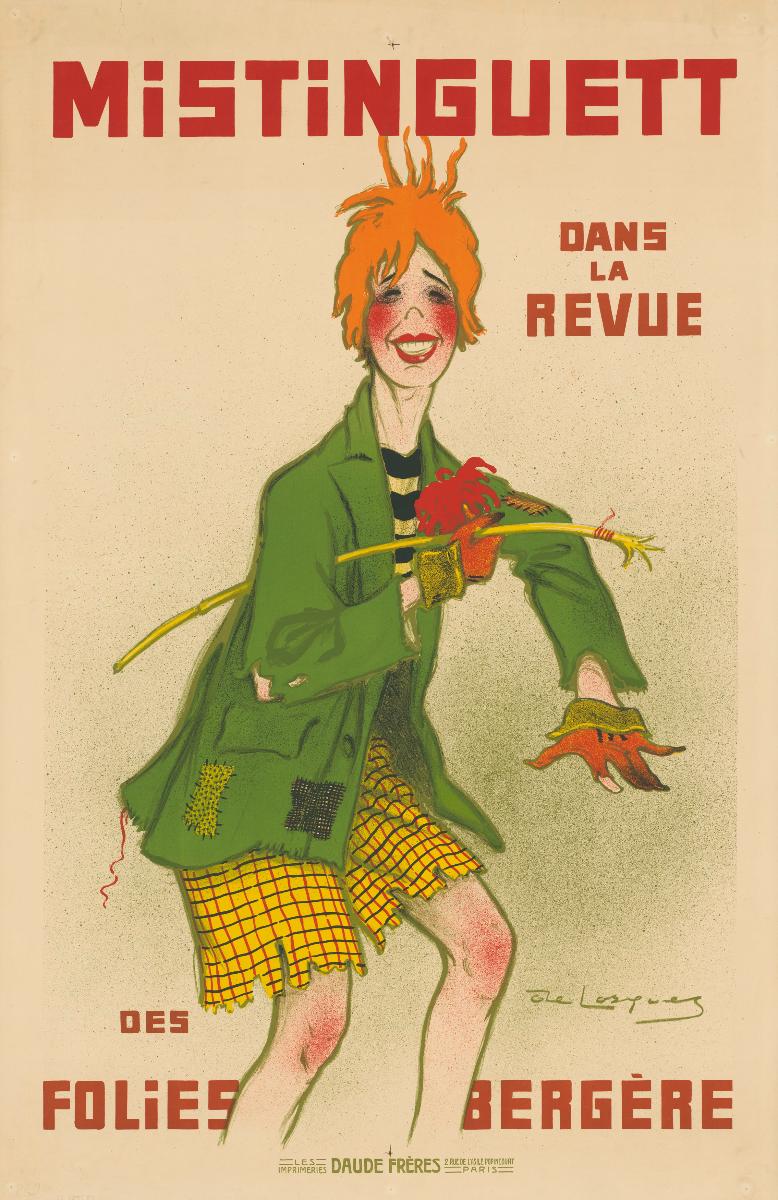 Mistinguett dans la Revue des Folies Bergère