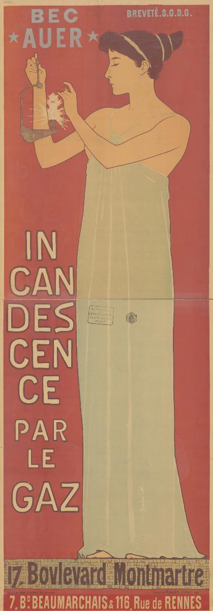 Incandescence par le Gaz. 17. Boulevard Montmartre