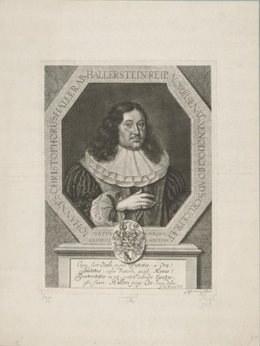 Porträt des Johann Christoph Haller von Hallerstein
