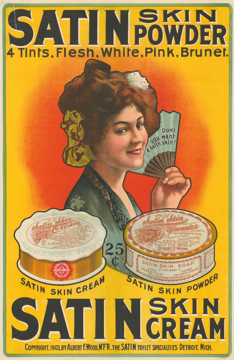Satin Skin Powder. Satin Skin Cream