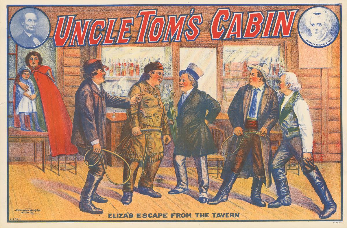 Uncle Tom's Cabin. Eliza's Escape from the Tavern