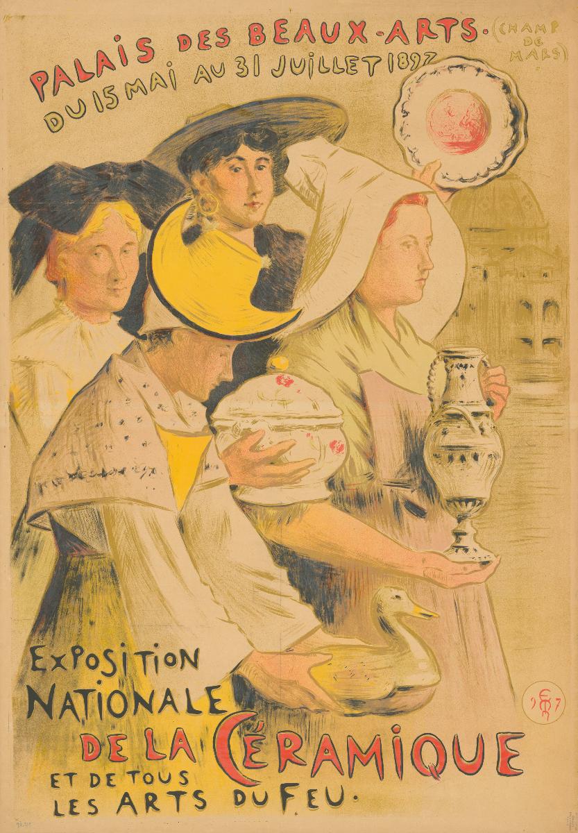 Palais des Beaux-Arts (Champs de Mars). Exposition Nationale de la Céramique 1897