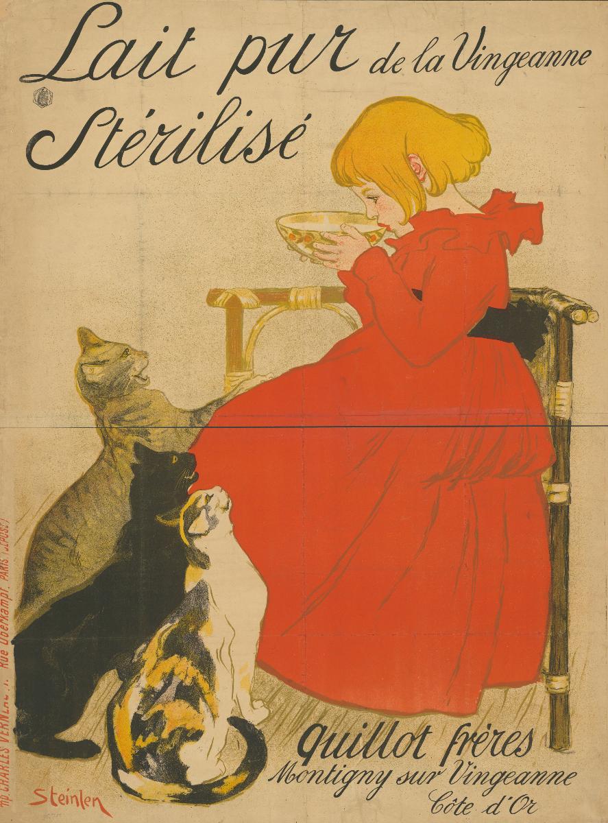 Lait stérilisé. Quillot frères, Montigny sur Vingeanne