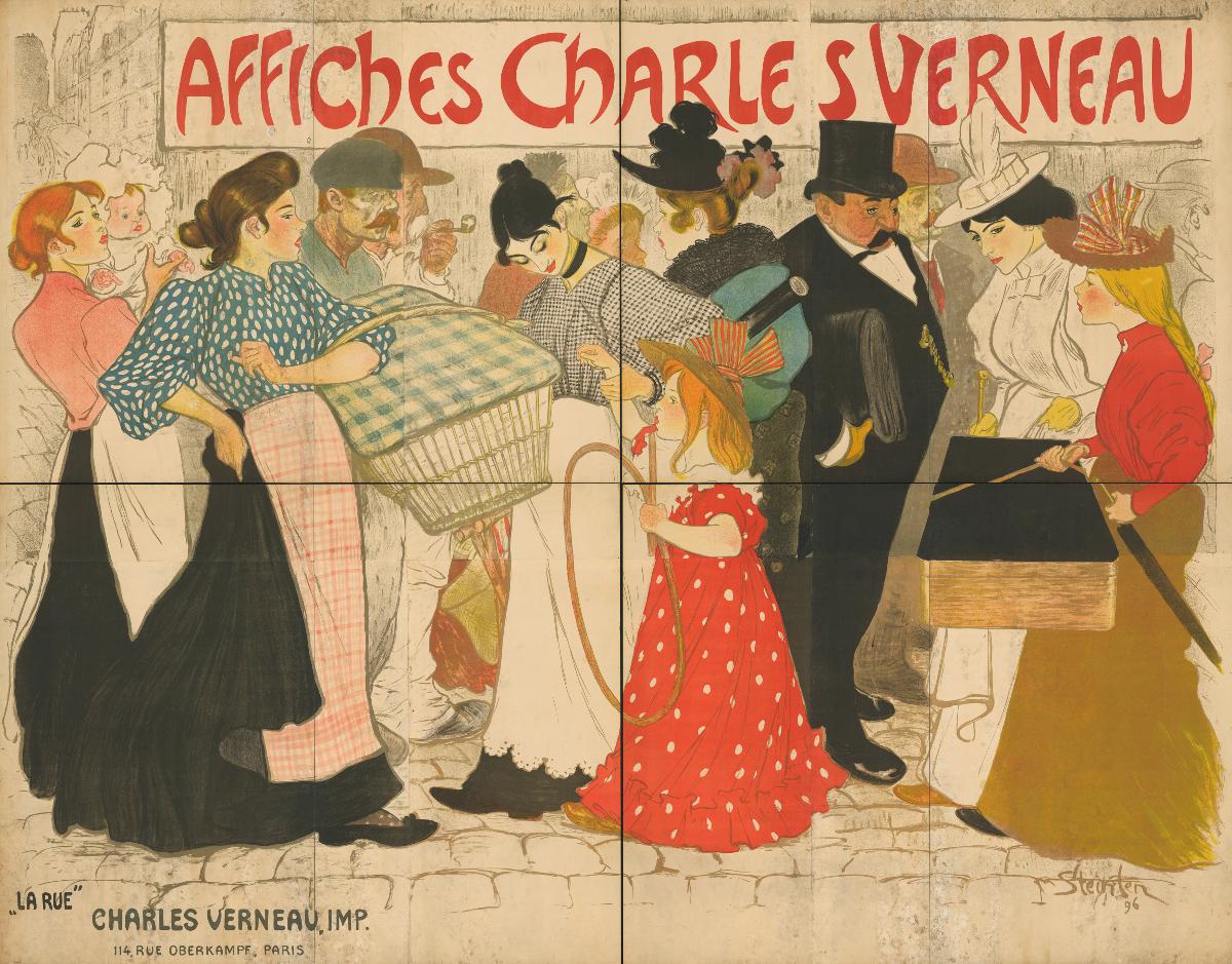 Affiches Charles Verneau. "La Rue"