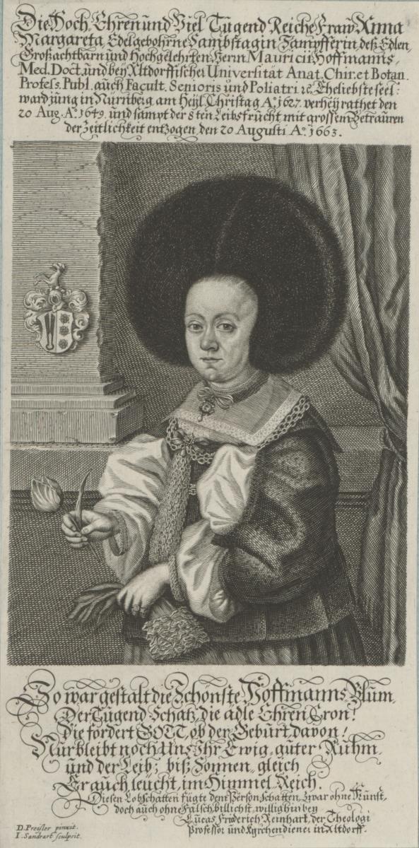 Porträt der Anna Margaretha Hoffmann