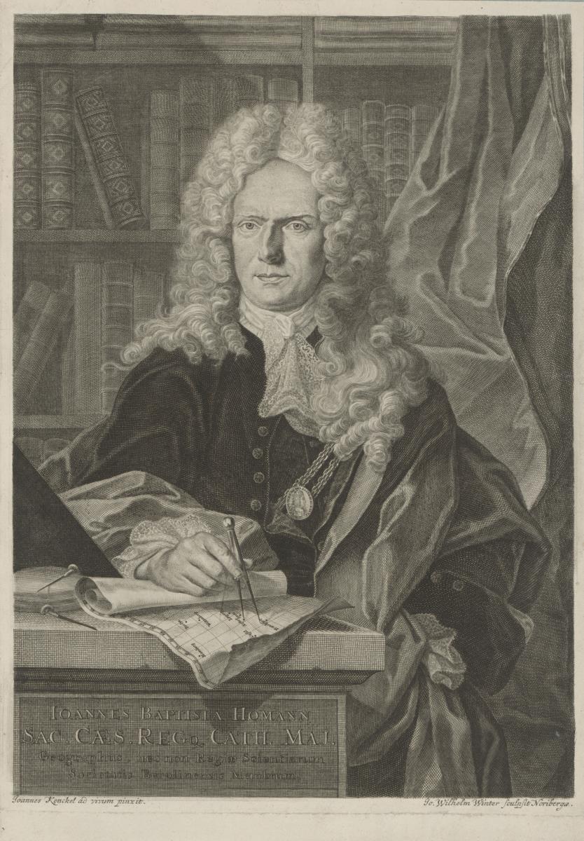 Porträt des Johann Baptist Homann