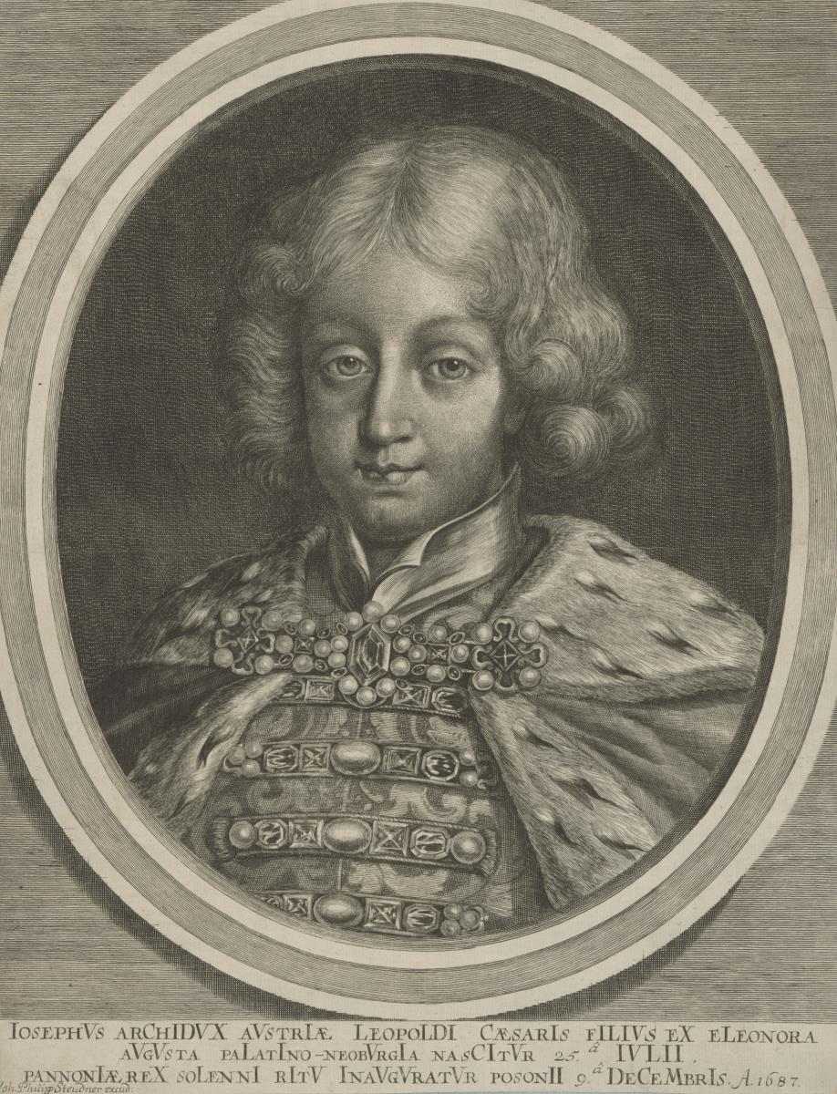 Porträt des Joseph I. als Erzherzog von Österreich und König von Ungarn
