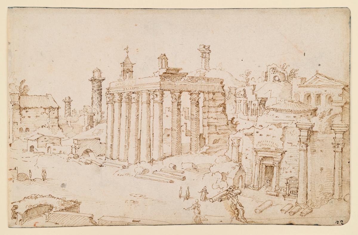 Forum Romanum, vom Palatin aus gesehen