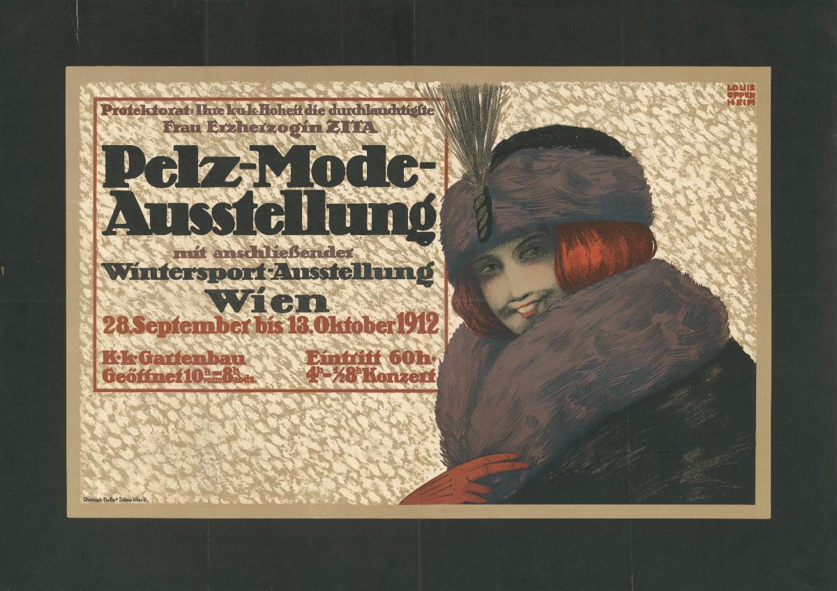 Pelz Mode Ausstellung Wien 1912