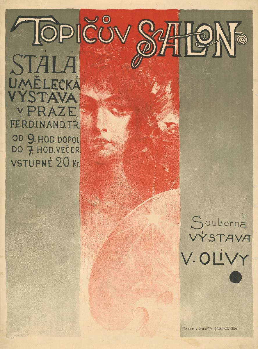 Topičův Salon. Vystava V. OLIVY