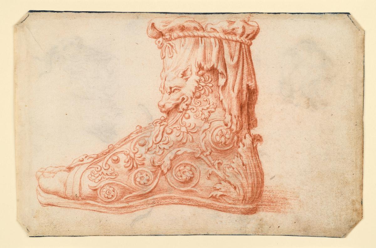 Stiefel des "Genius Farnese"