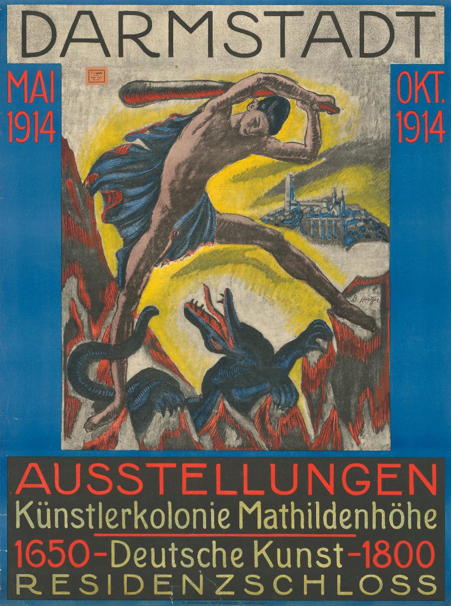 Ausstellungen Künstlerkolonie Mathildenhöhe Deutsche Kunst 1650-1800. Darmstadt 1914