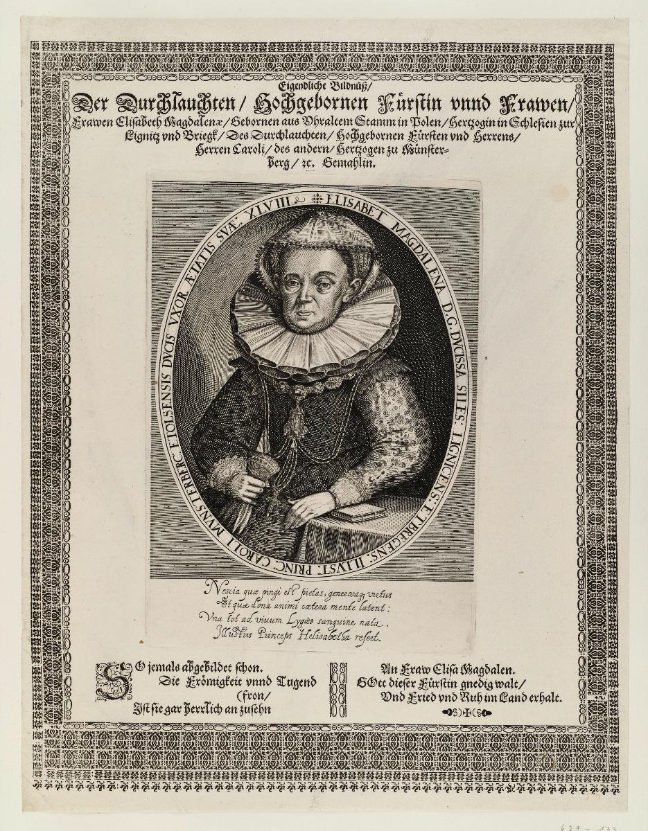 Elisabeth Magdalena von Münsterberg, Herzogin von Schlesien